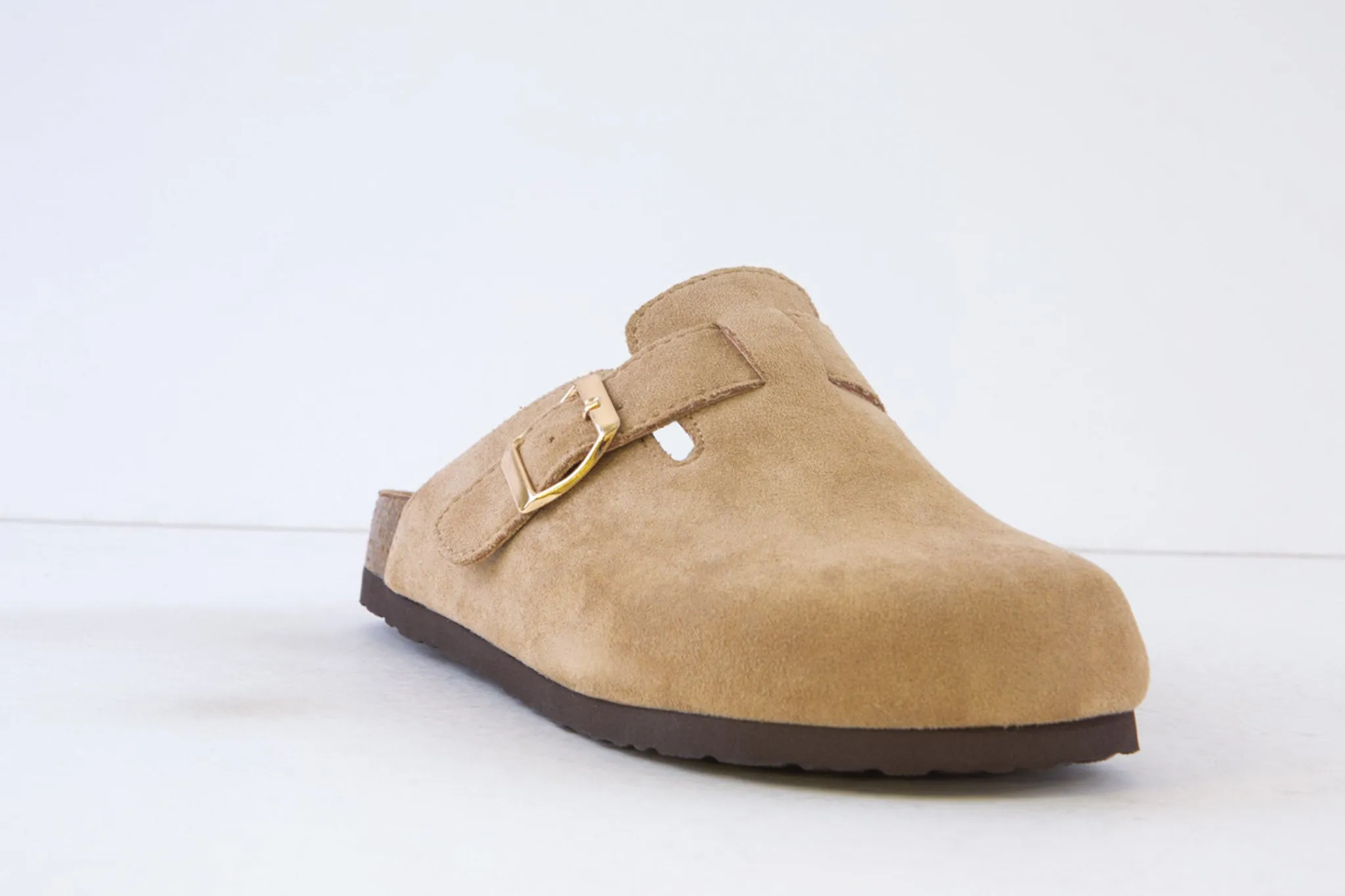 HEAVENLY FEET - 79641-947 TOE-IN MULE - BEIGE