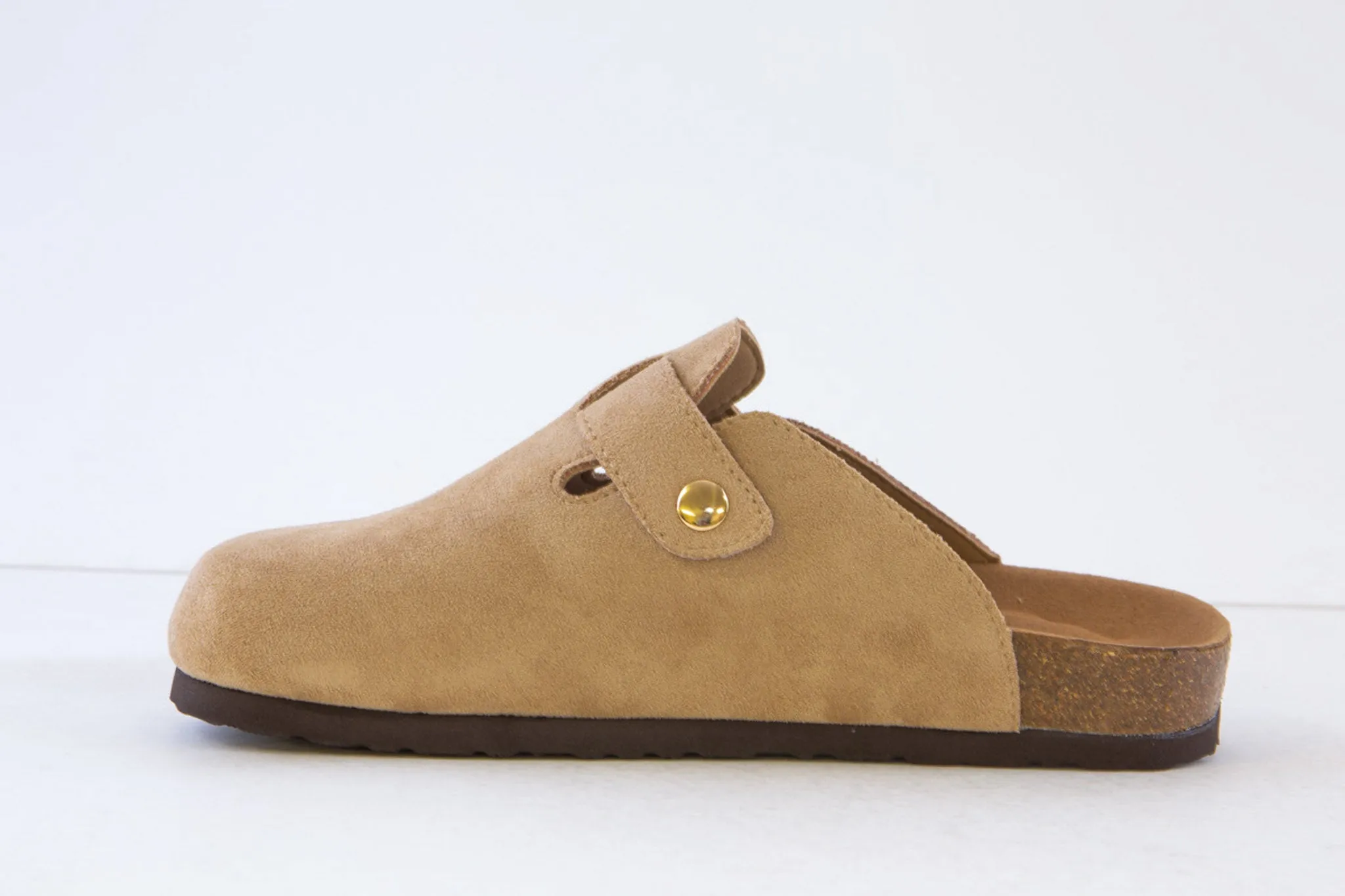HEAVENLY FEET - 79641-947 TOE-IN MULE - BEIGE