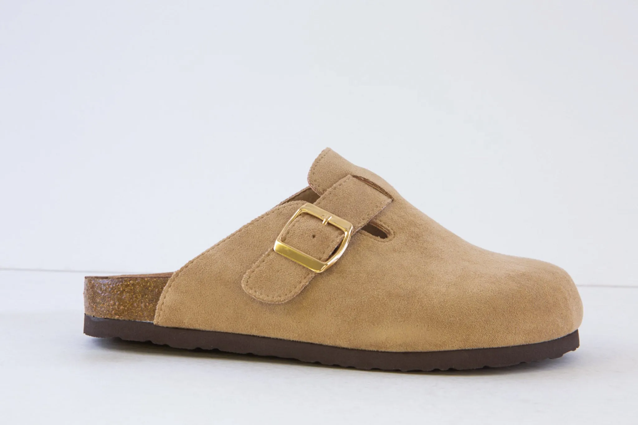 HEAVENLY FEET - 79641-947 TOE-IN MULE - BEIGE