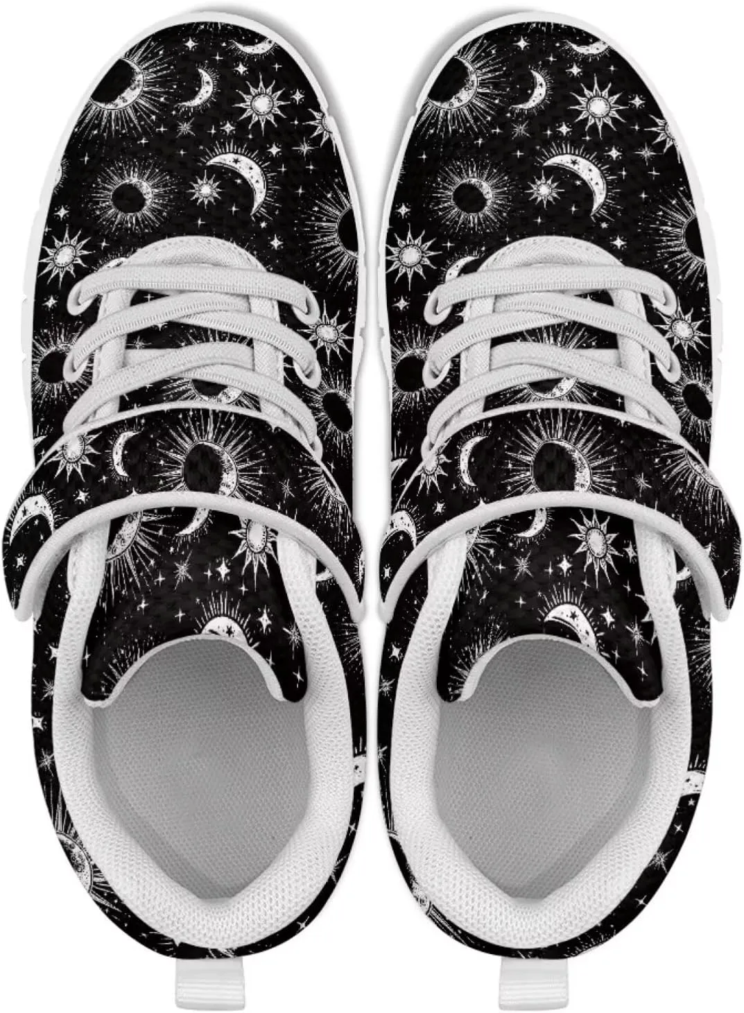 Howilath Sneakers for Kids Tennis Shoes with Non-Slip Sole Single Buckle Athletic Sneaker for Boys Girls