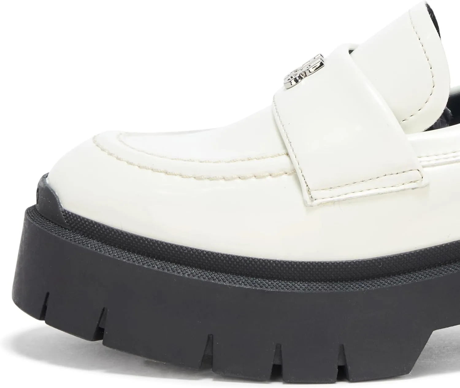 HUGO Women's Kris Chunky Platform Leather Loafer