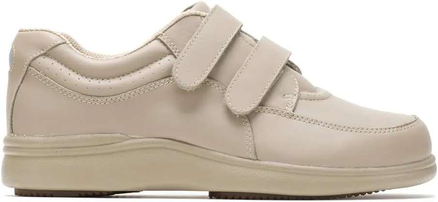 Hush Puppies womens Power Walker Ii Loafer, Taupe Leather, 6.5 X-Wide US