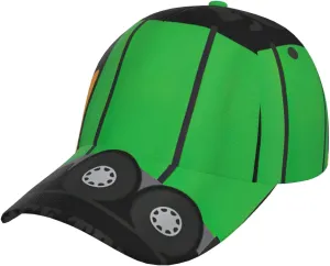 I Love Garbage Trucks Print Baseball Cap,Adjustable Sun Hat,Casual Sun Hat,Fashion Accessory Black