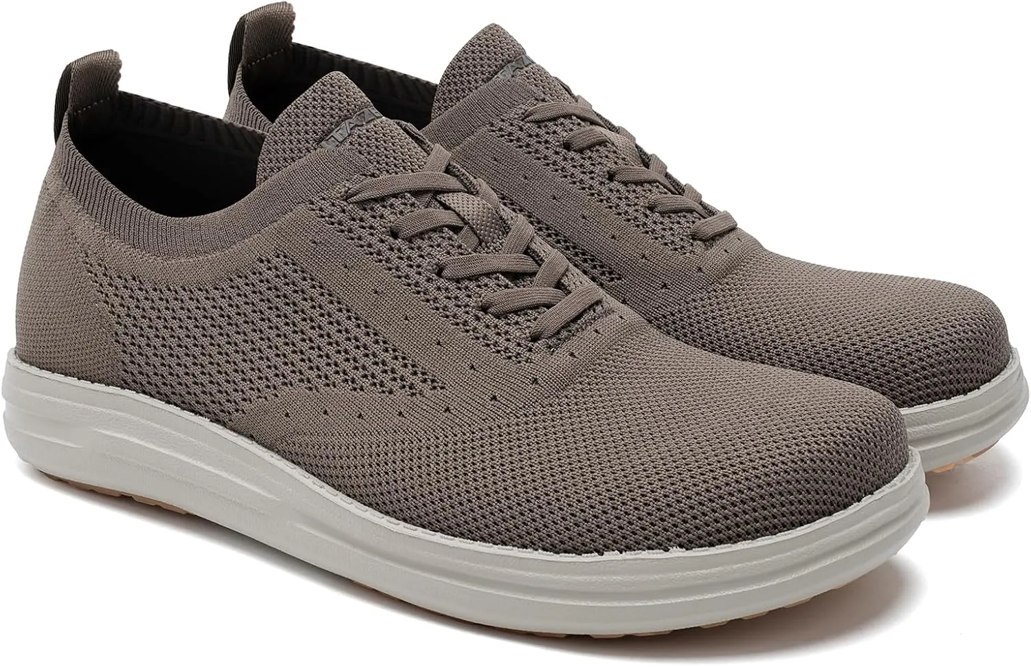 ITAZERO Men's Wide Toe Box Mesh Shoes Business Casual Wide Width Walking Shoes with Arch Support Insole for Plantar Fasciitis