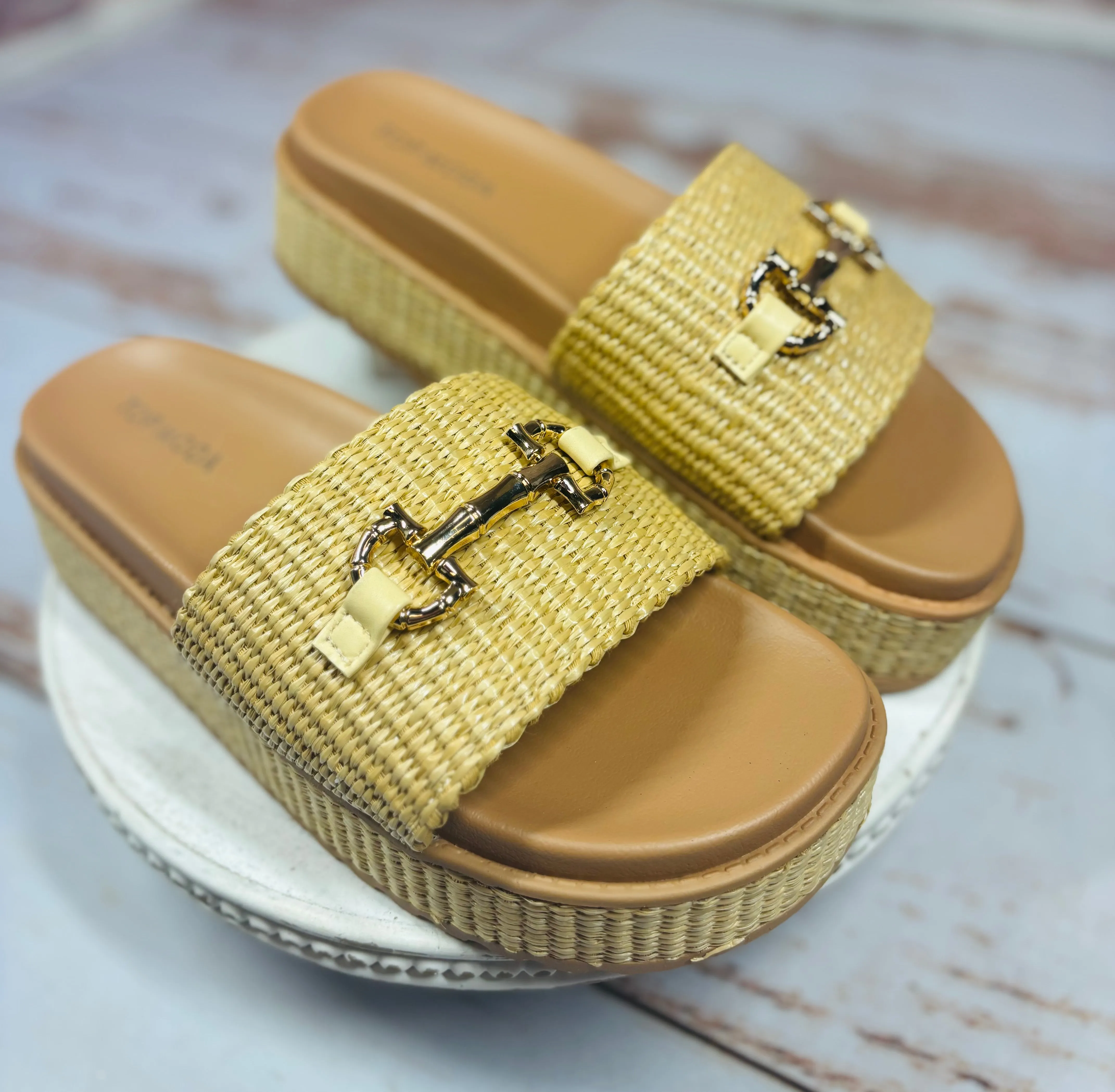 Ivy Raffia Sandal