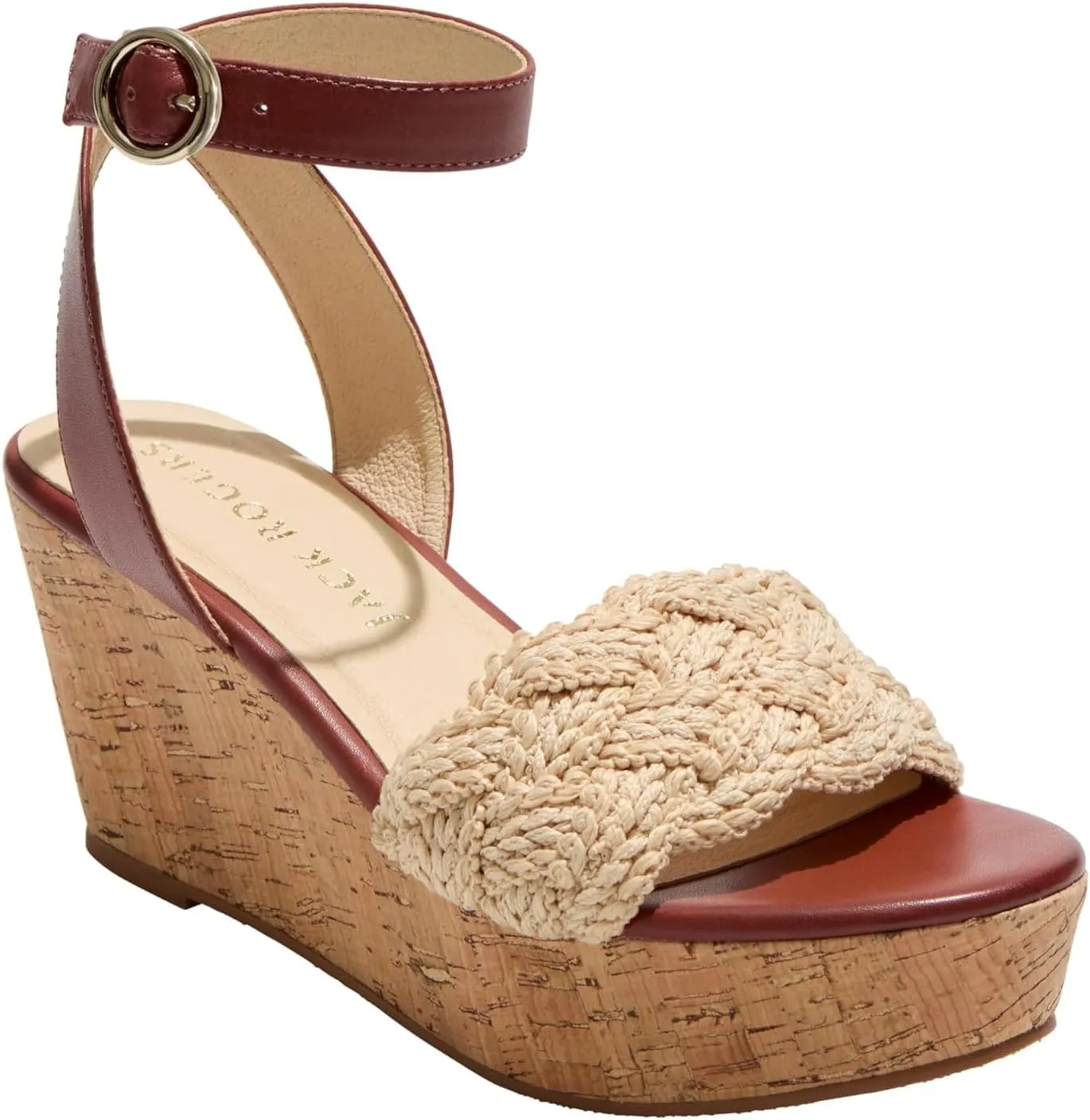 Jack Rogers Women's Dumont Woven Rope Wedge Sandal