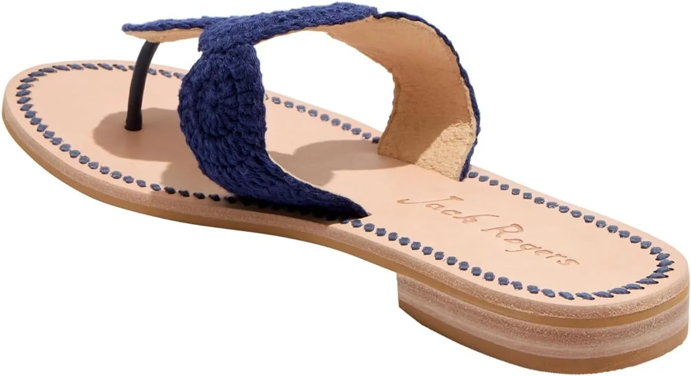 Jack Rogers Women's Jacks Crochet Sandals Flat