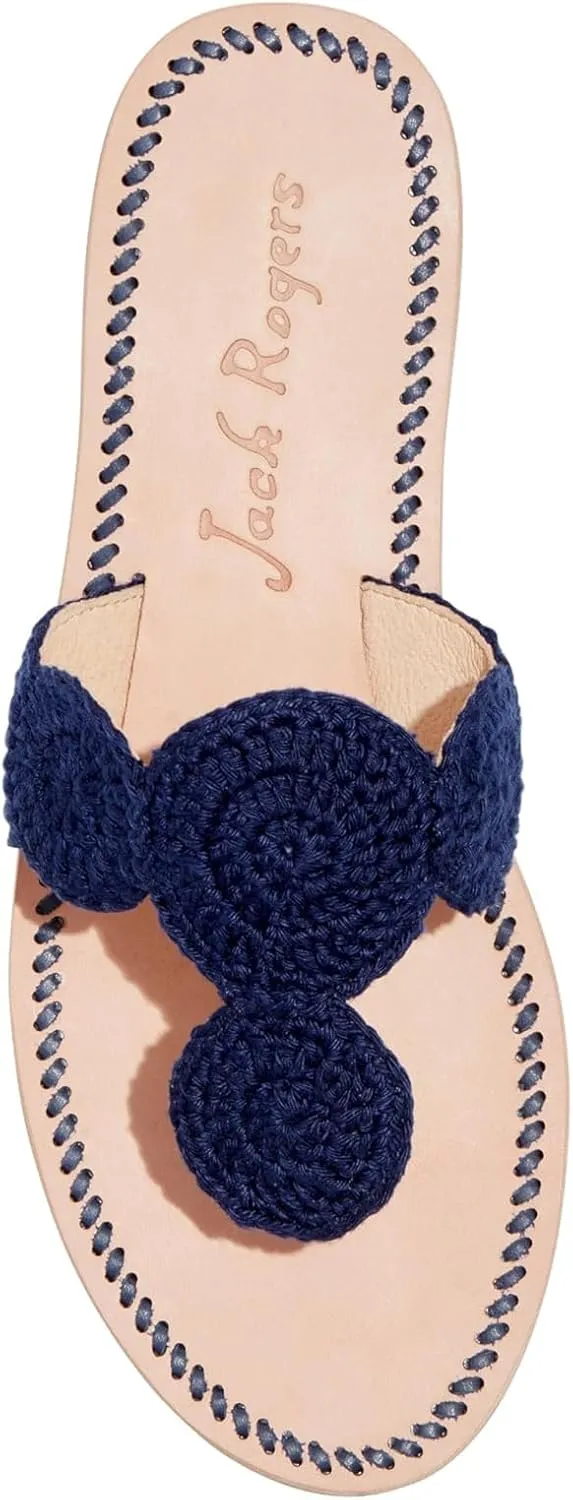 Jack Rogers Women's Jacks Crochet Sandals Flat