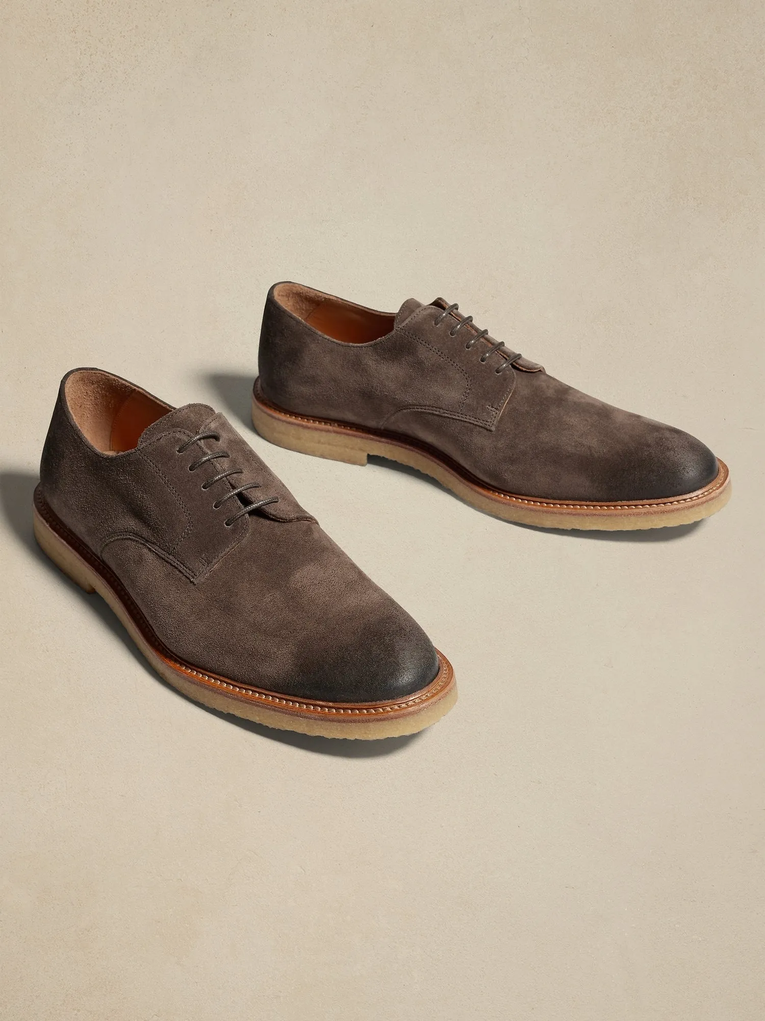 Jarret Suede Oxford with Crepe Sole