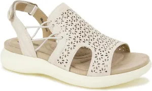 JBU by Jambu Women's Francis Flat Sandal, Cream Shimmer, 8