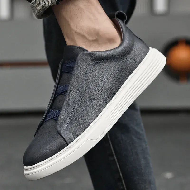 Jermain Authentic Leather Sneakers