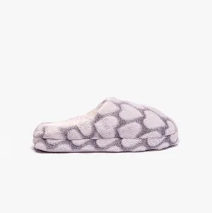 Jo & Joe LOVEHEART Womens Slippers Grey