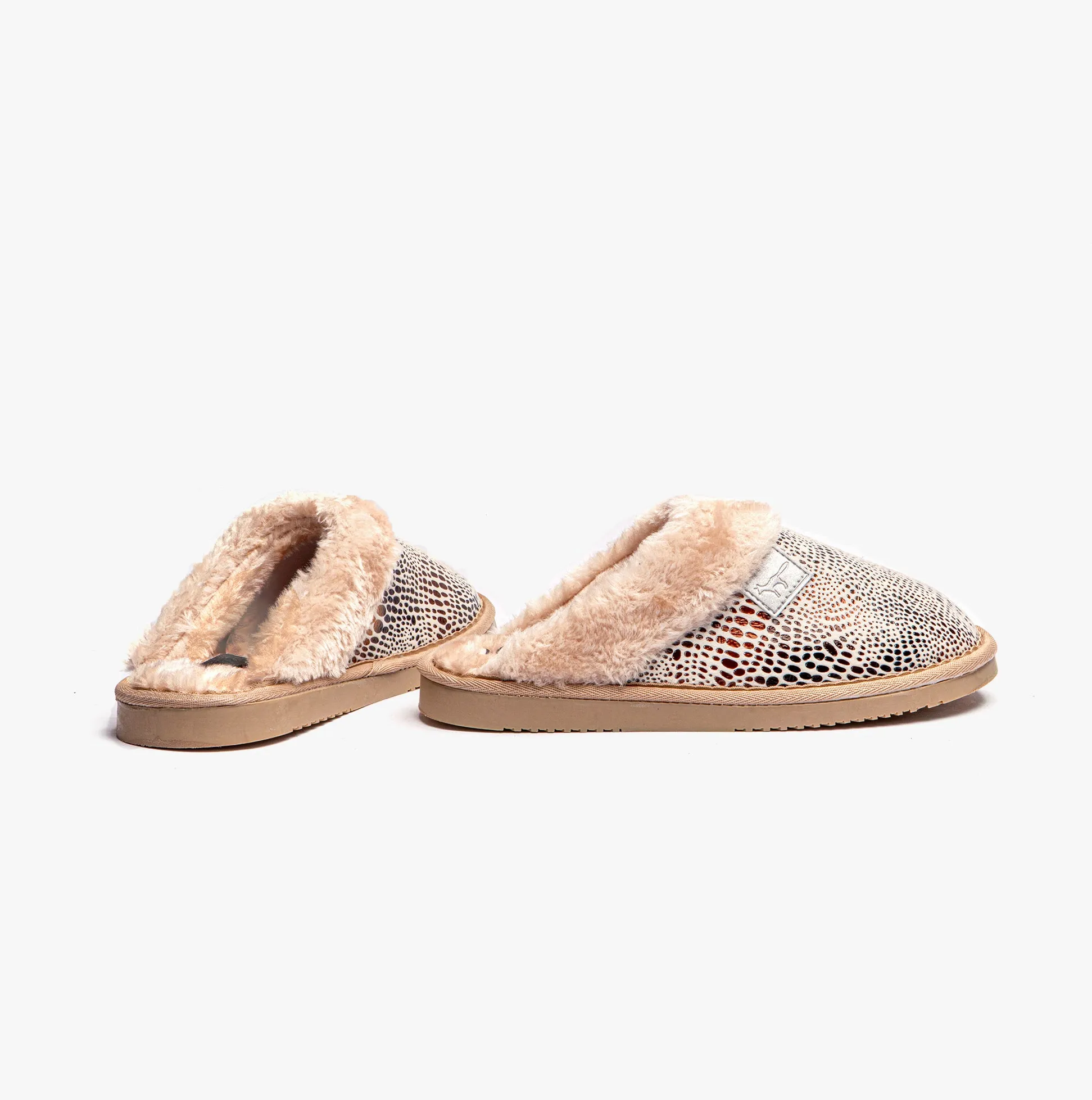 Jo & Joe MOSAIC Womens Slippers Cream