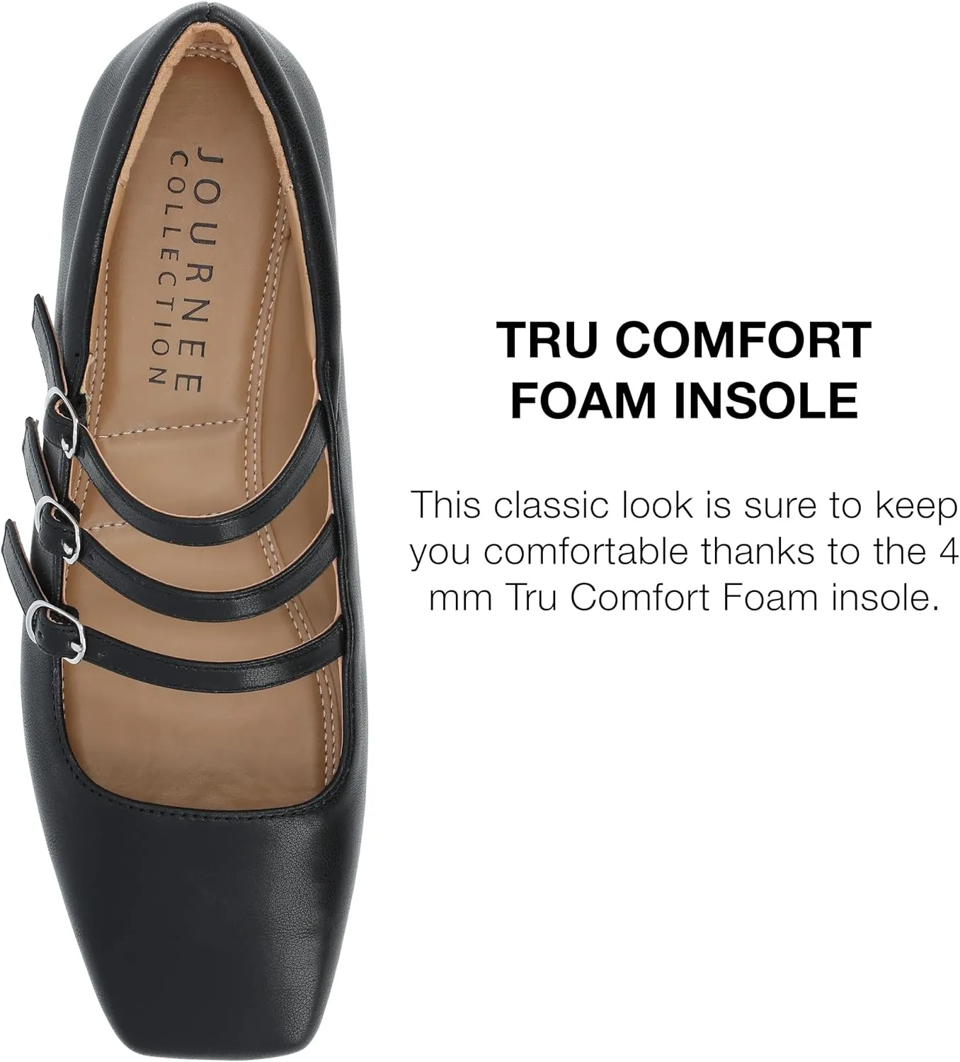 Journee Collection Women's Darlin Mary Jane Flat
