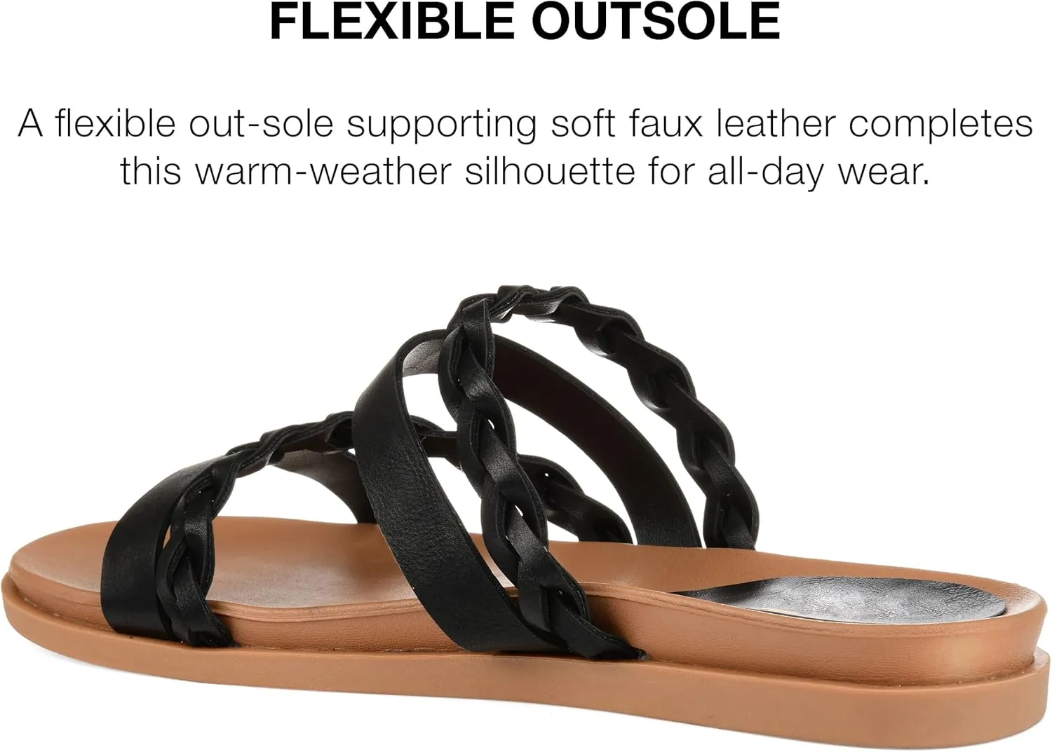 Journee Women's Colette Flat Sandals