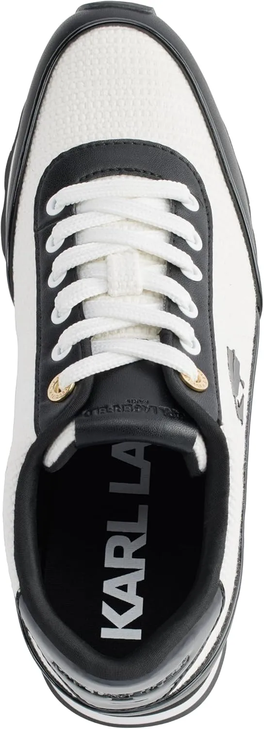 Karl Lagerfeld Paris Women's Cushioned Insole Everyday Maico-Lace Up Sneaker