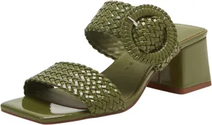 Katy Perry Women's GEMM Woven Block Heel Sandal Slide