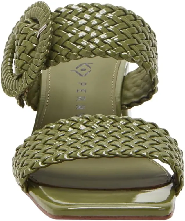 Katy Perry Women's GEMM Woven Block Heel Sandal Slide