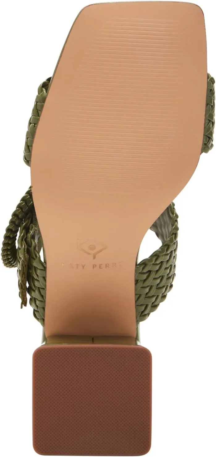 Katy Perry Women's GEMM Woven Block Heel Sandal Slide