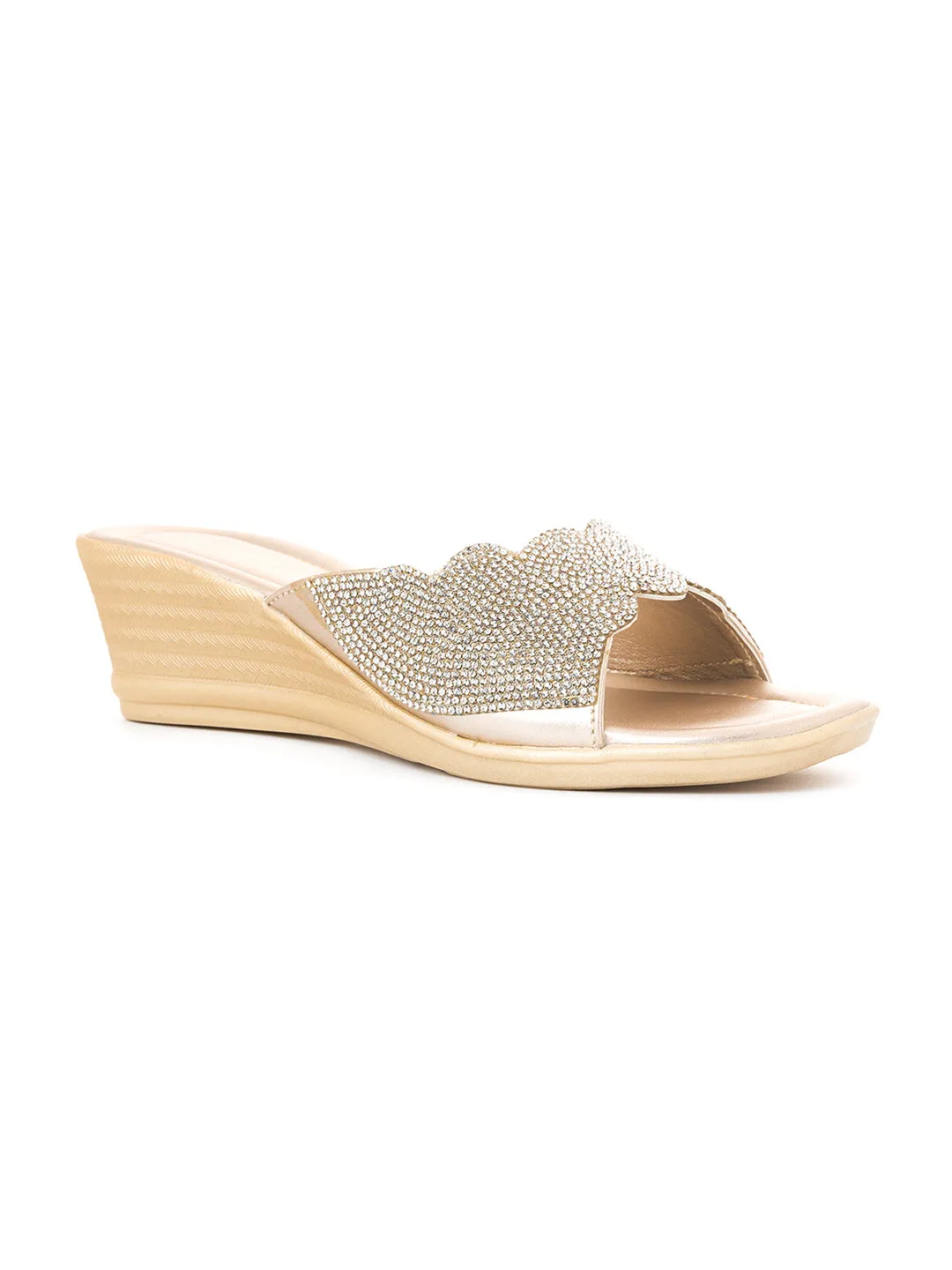 Khadim Wedge Heel Mule Slip On Sandal for Women