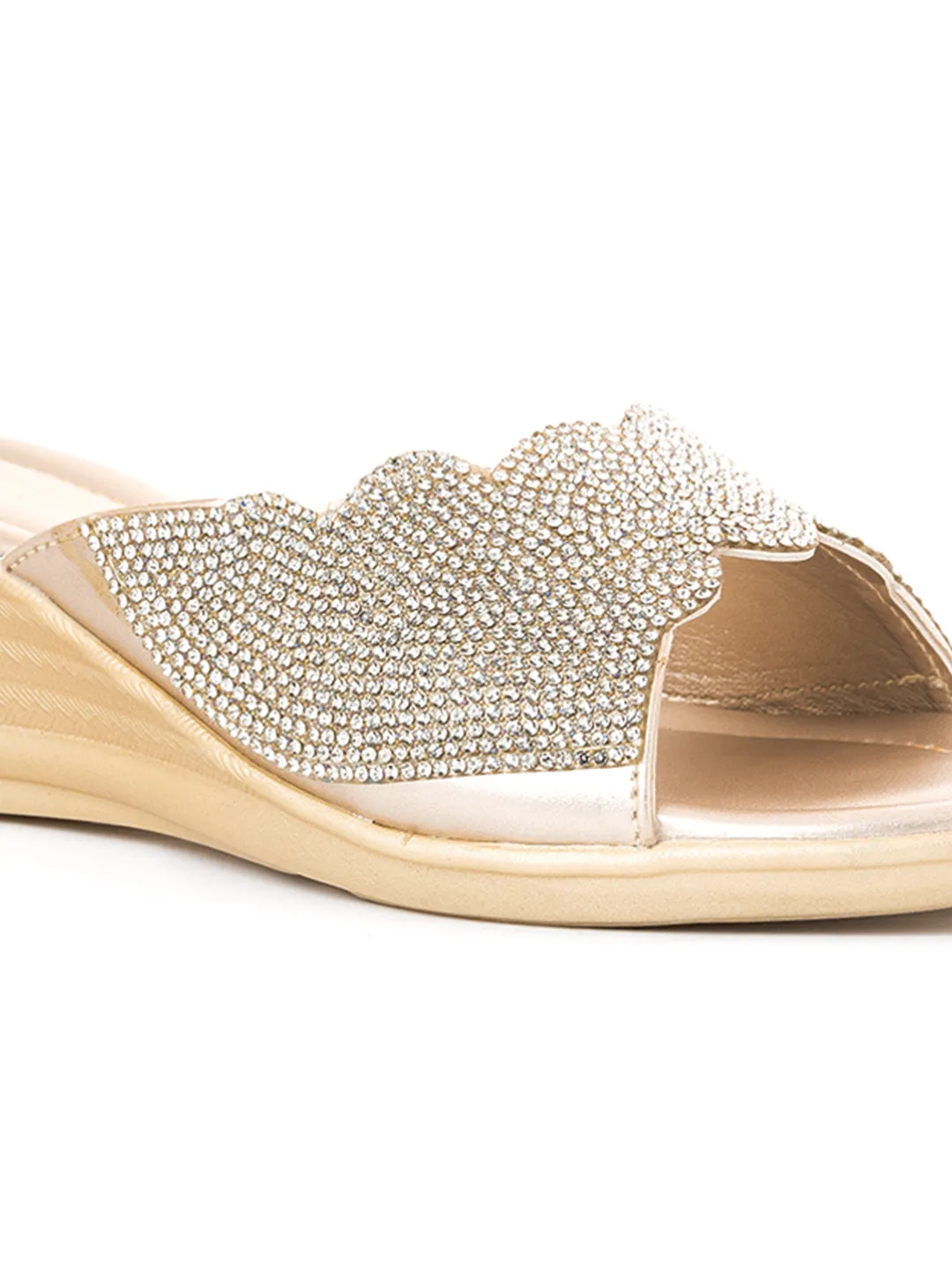 Khadim Wedge Heel Mule Slip On Sandal for Women