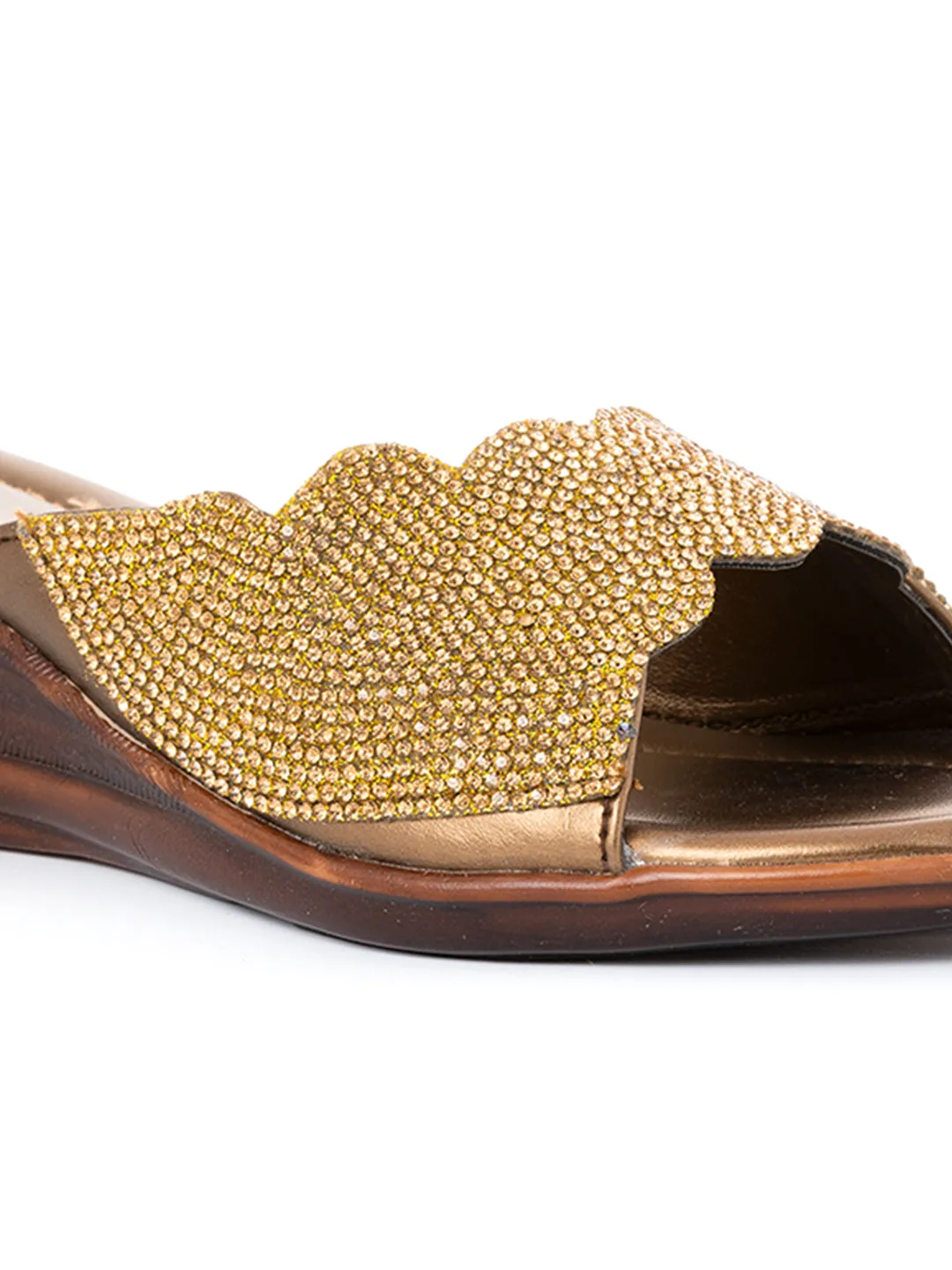 Khadim Wedge Heel Mule Slip On Sandal for Women