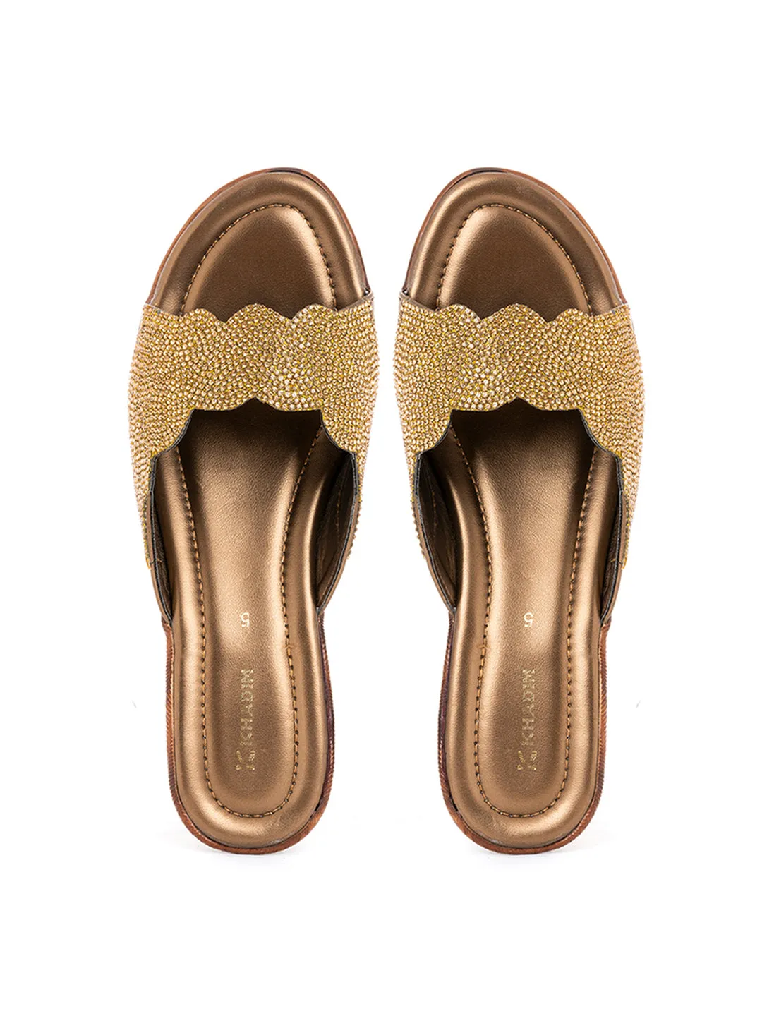 Khadim Wedge Heel Mule Slip On Sandal for Women