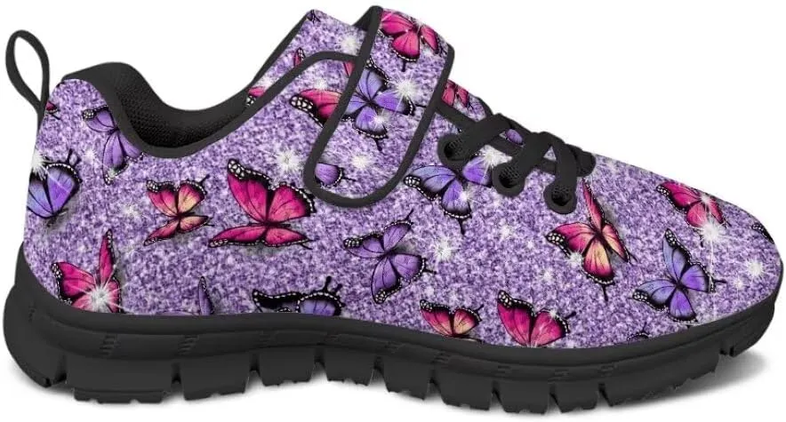 Kids Children Hook & Loop Closure Sneakers with One Strap Unisex Child Non Slip Lightweight Shoes
