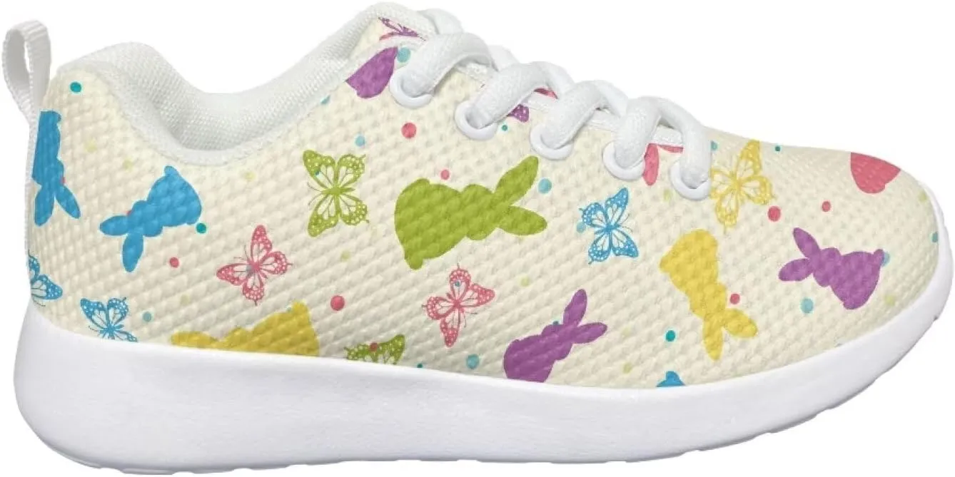 Kids Sneakers Running Shoes Boys Girls Primary School Students Sport Shoes Lace-Up Shoes Non-Slip Walking Tennis Sneaker for Children |Big Kids Black US 11-5
