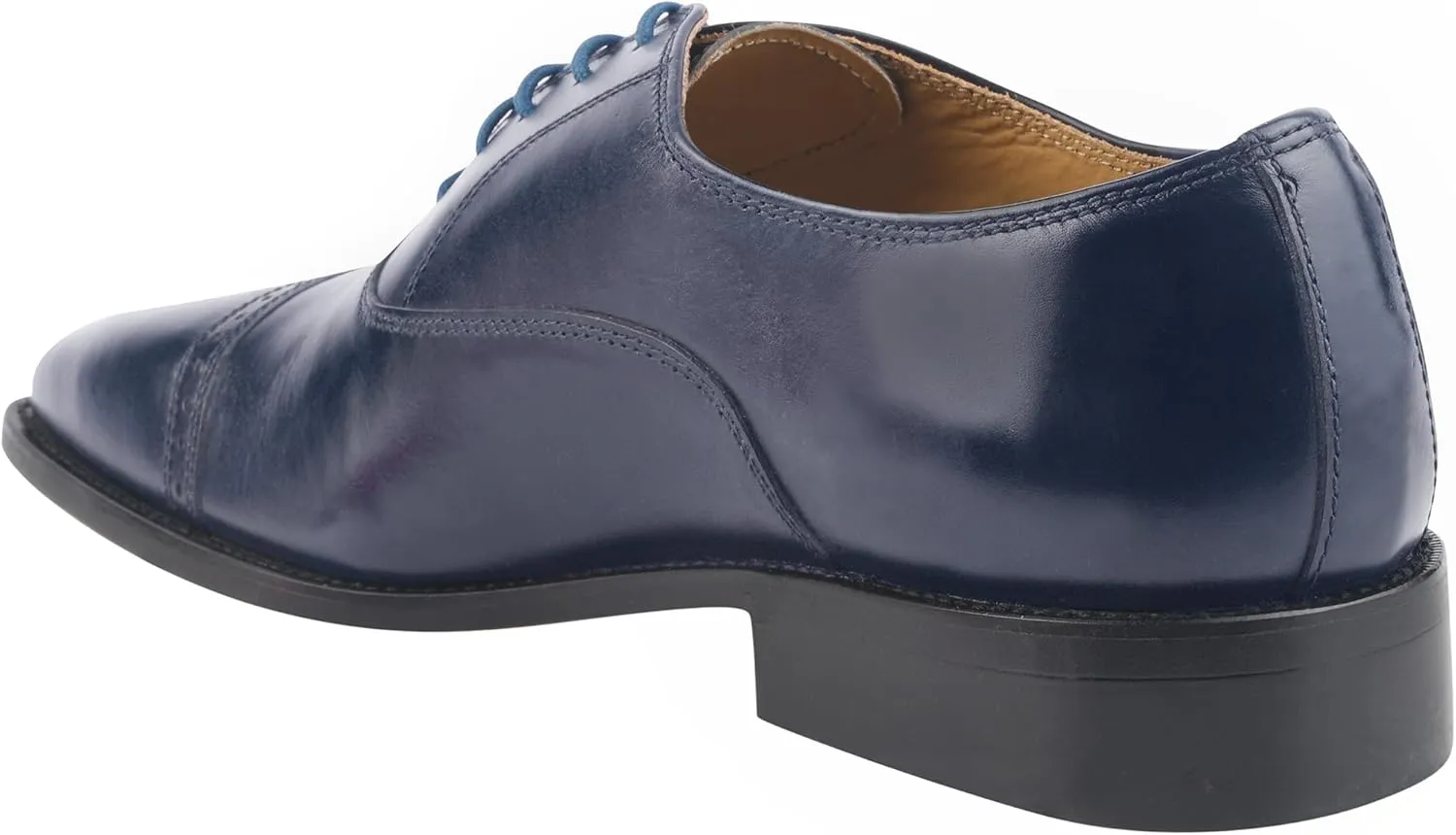 LIBERTYZENO Mens Tread Design Genuine Leather Lace Up Oxford Dress Shoes