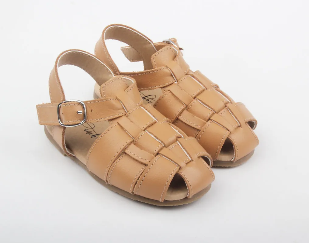 Lisbon Woven Sandal Tan