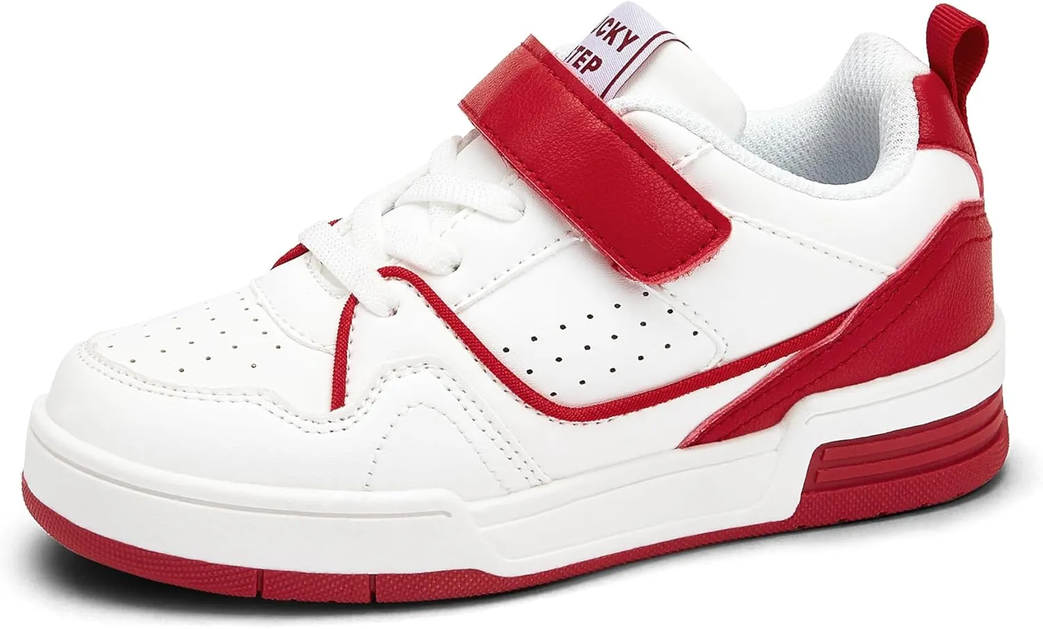 LUCKY STEP Kid's Slip On Sneaker Comfort Casual Running Tennis School Low Top Sneaker Strap Athletic Walking Shoes for Children/Boys/Girls
