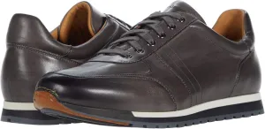 Magnanni Ibiza - Sneakers for Men - Smooth Leather Lining - Cushioned Leather-Covered Footbed - Lace-up Sneaker Grey 7.5 M