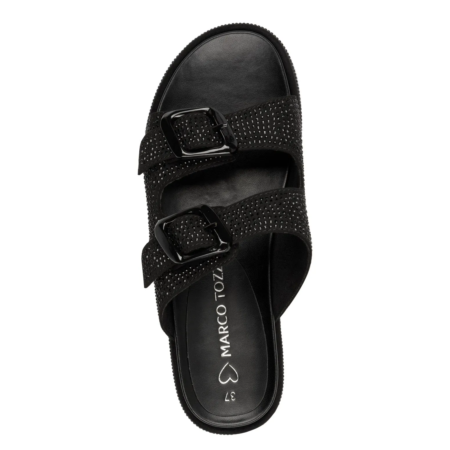 MARCO TOZZI - 27406-001 SLIP-ON MULE - BLACK