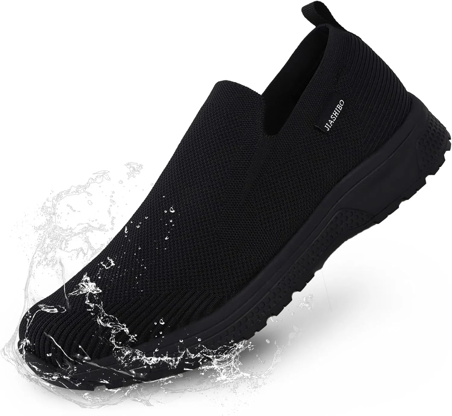 Men's Grey Waterproof Non-Slip Work Shoes, Kitchen, Restaurant, Hospital, US 10.5