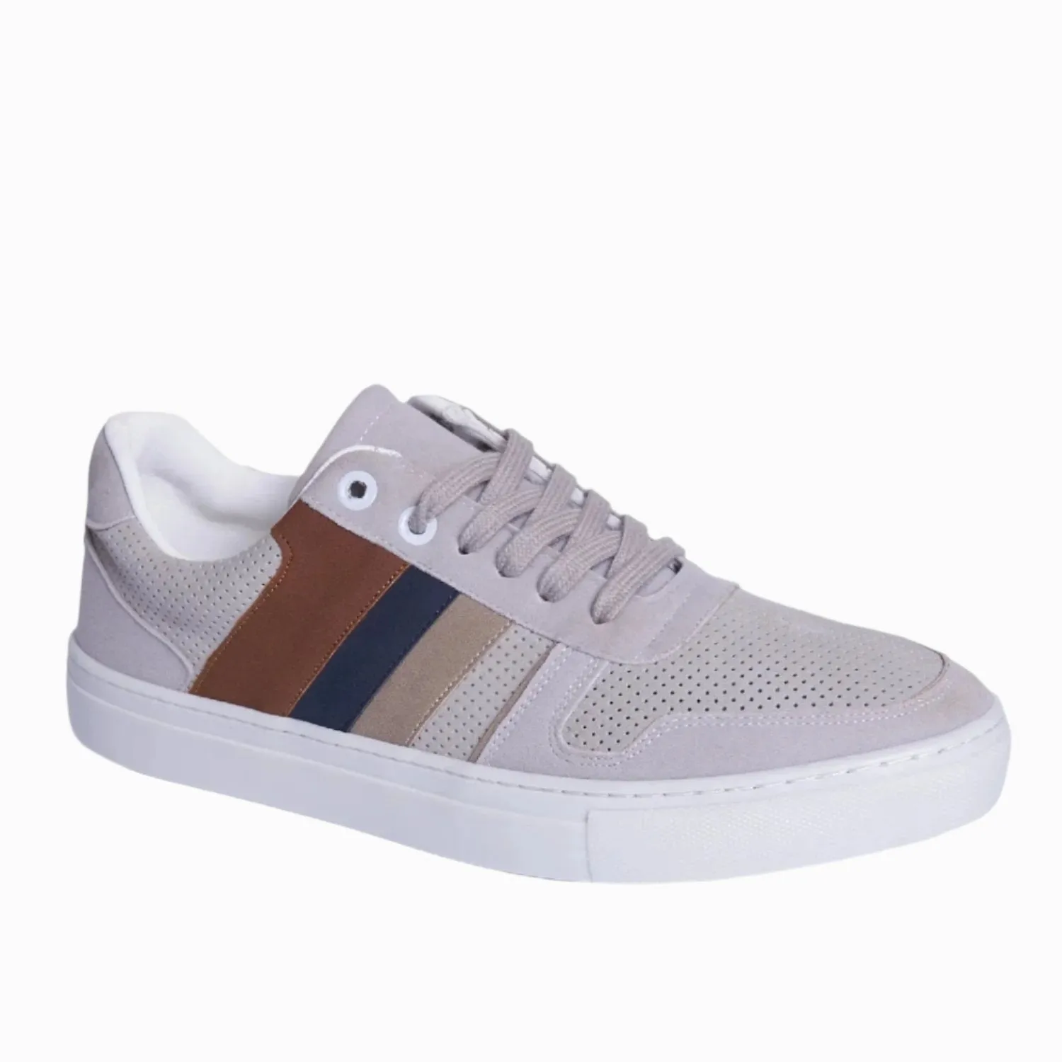 Men's Sleek and Stylish Sneaker - Silver Slip-ins Model V104 by Koka Store