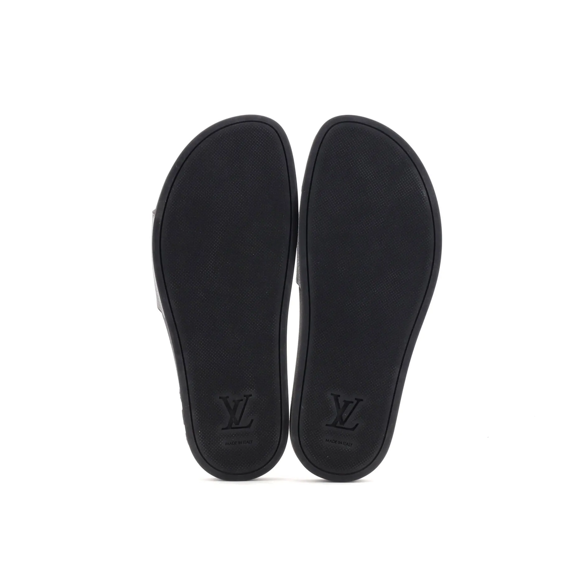Men's Waterfront Mule Sandals Monogram Rubber