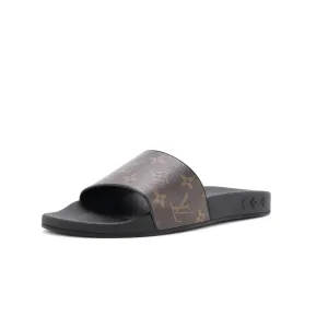 Men's Waterfront Mule Sandals Monogram Rubber