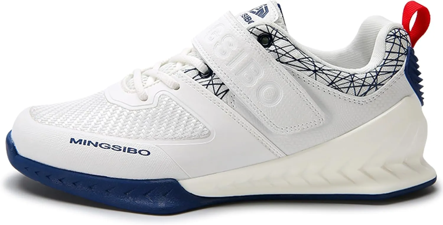 Men's Weightlifting Shoes - Pro-Level Stability for Squats & Deadlifts - High-Traction Grip, Arch Support - Powerlifting & Strength Training Footwear
