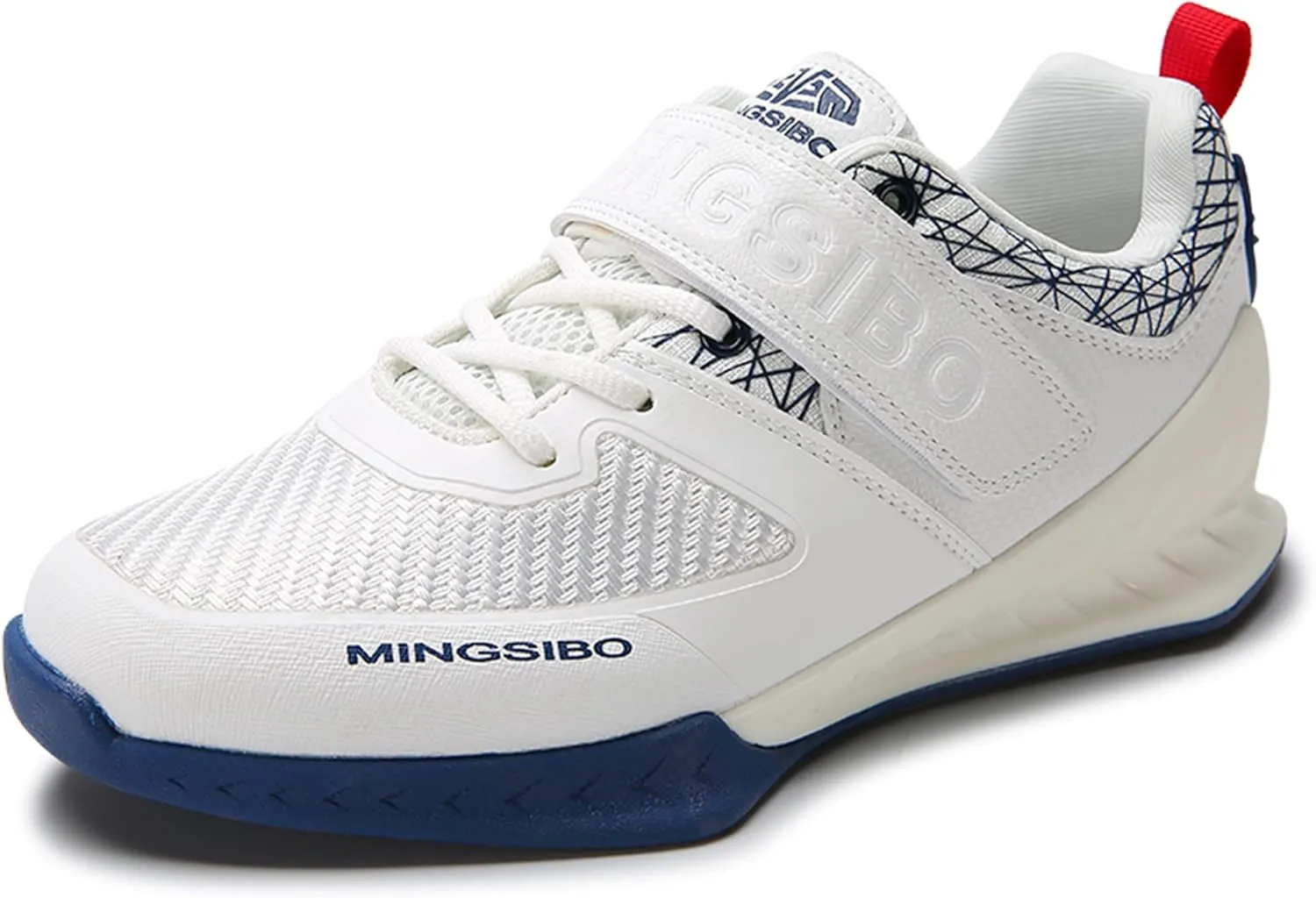 Men's Weightlifting Shoes - Pro-Level Stability for Squats & Deadlifts - High-Traction Grip, Arch Support - Powerlifting & Strength Training Footwear