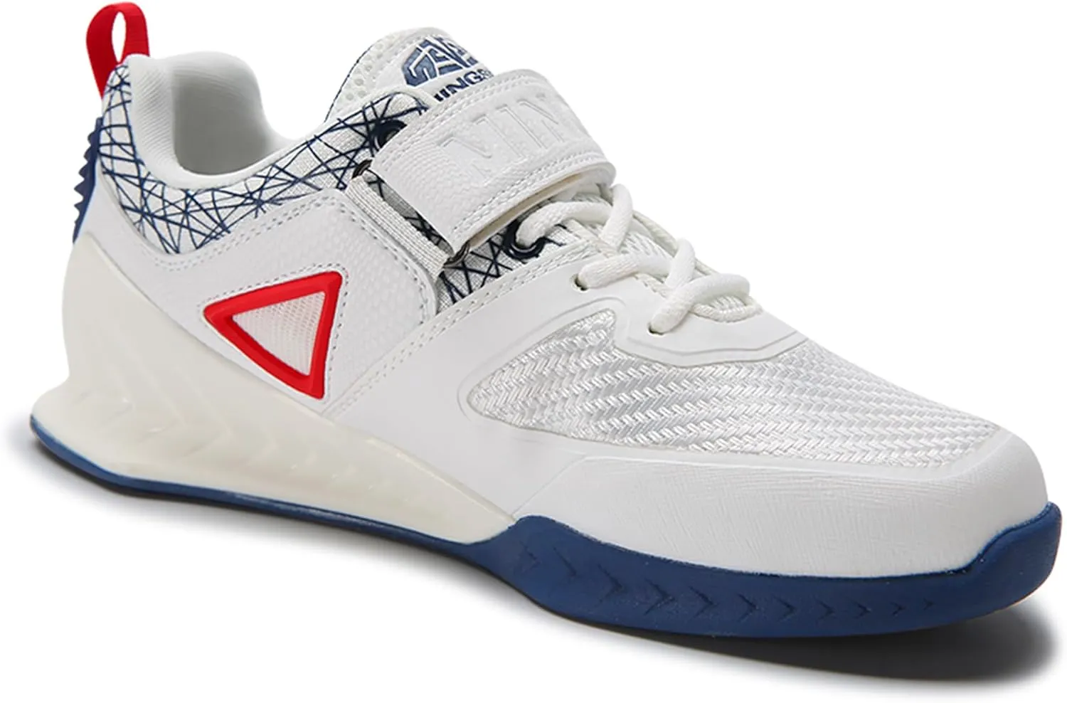 Men's Weightlifting Shoes - Pro-Level Stability for Squats & Deadlifts - High-Traction Grip, Arch Support - Powerlifting & Strength Training Footwear