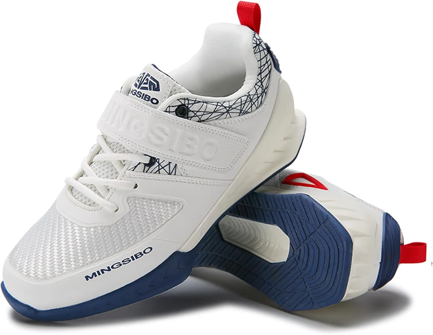 Men's Weightlifting Shoes - Pro-Level Stability for Squats & Deadlifts - High-Traction Grip, Arch Support - Powerlifting & Strength Training Footwear