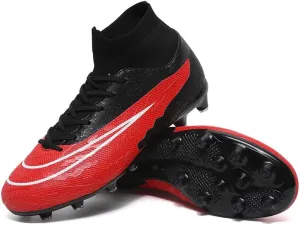 Men's Womens Indoor Soccer Shoes Football Cleats Low-Tops Lace-Up Non-Slip Spikes Sports Athletic Futsal TF Turf Sneaker