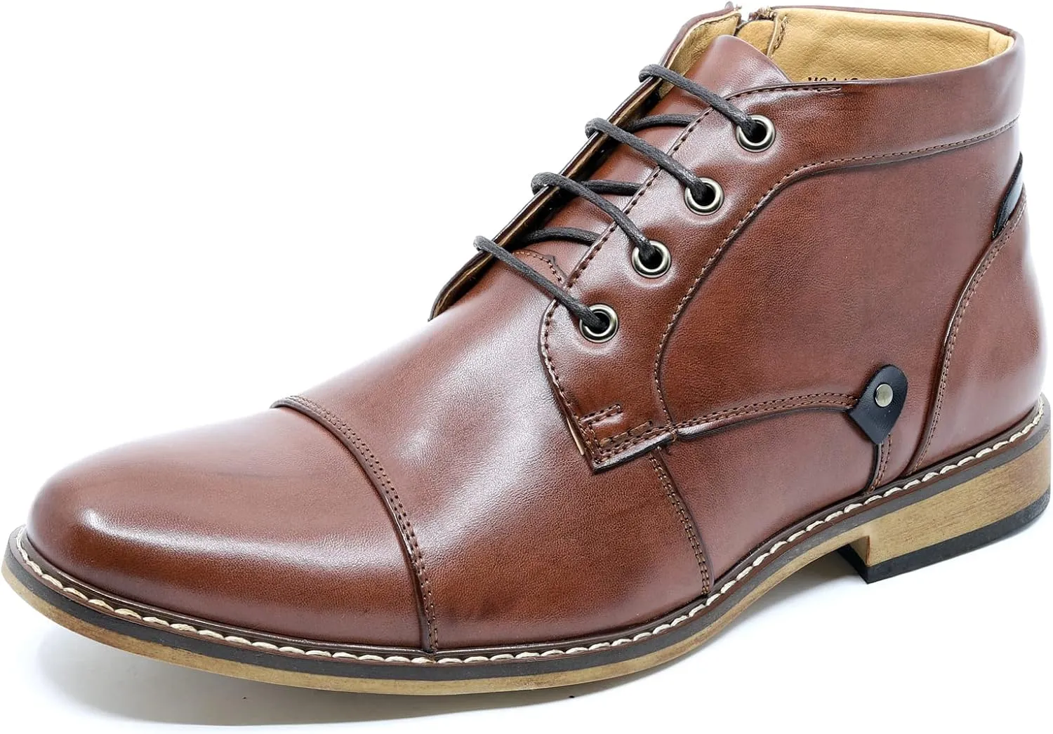 Metrocharm MC146 Men's Cap Toe Formal Dress Casual Oxford Ankle Boot