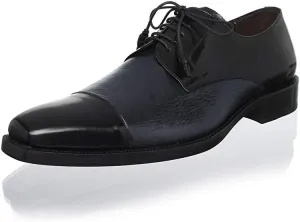 Mezlan Men's Soka Cap Toe Oxford (Blue, 8.5)