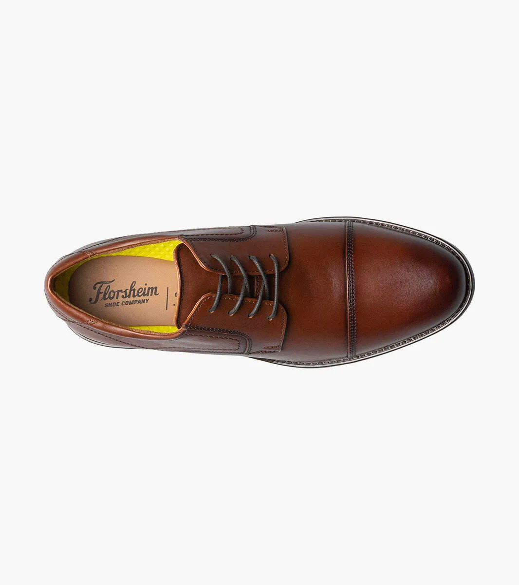 Midtown Cap Toe Oxford-Cognac | Florsheim
