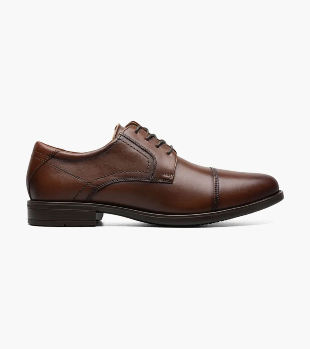 Midtown Cap Toe Oxford-Cognac | Florsheim