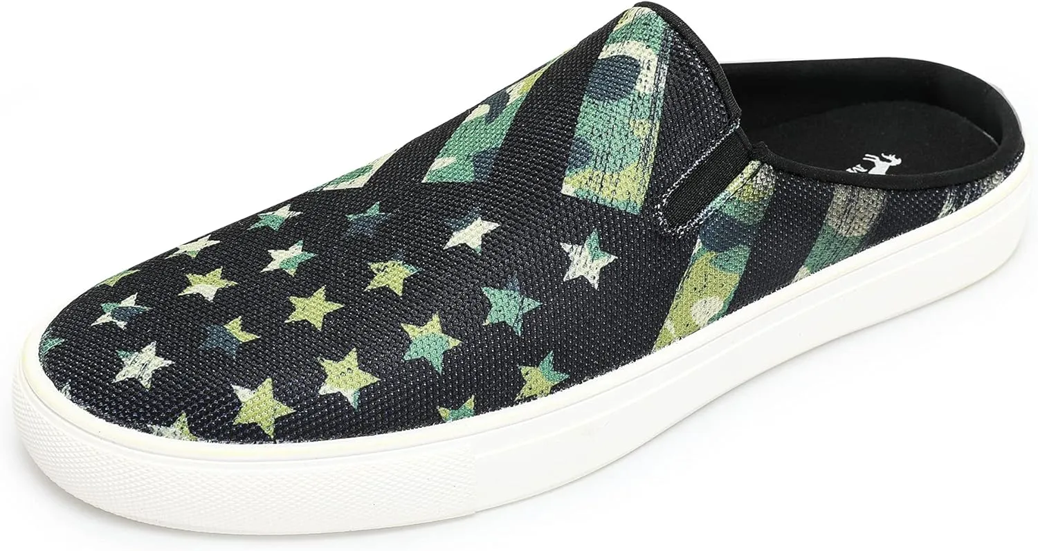 Montana West Women Sneaker Slides Slip-On Mule Sneaker for Women Genuine Hair Calf Leopard Size 10 CW-800-US01GN-10