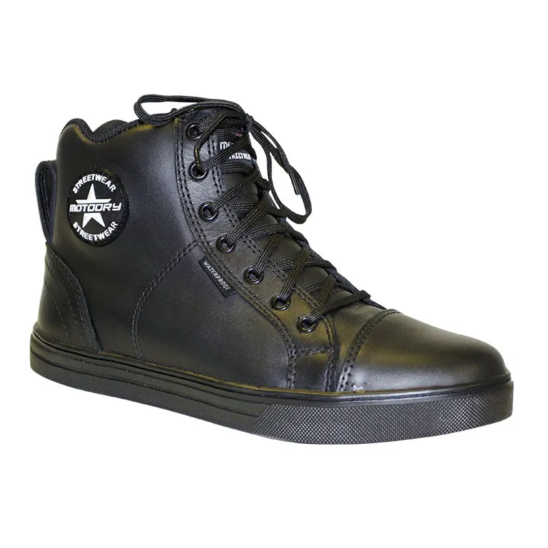 MOTODRY "LEA" URBAN LADY CLASSIC BLACK WATERPROOF BOOTS