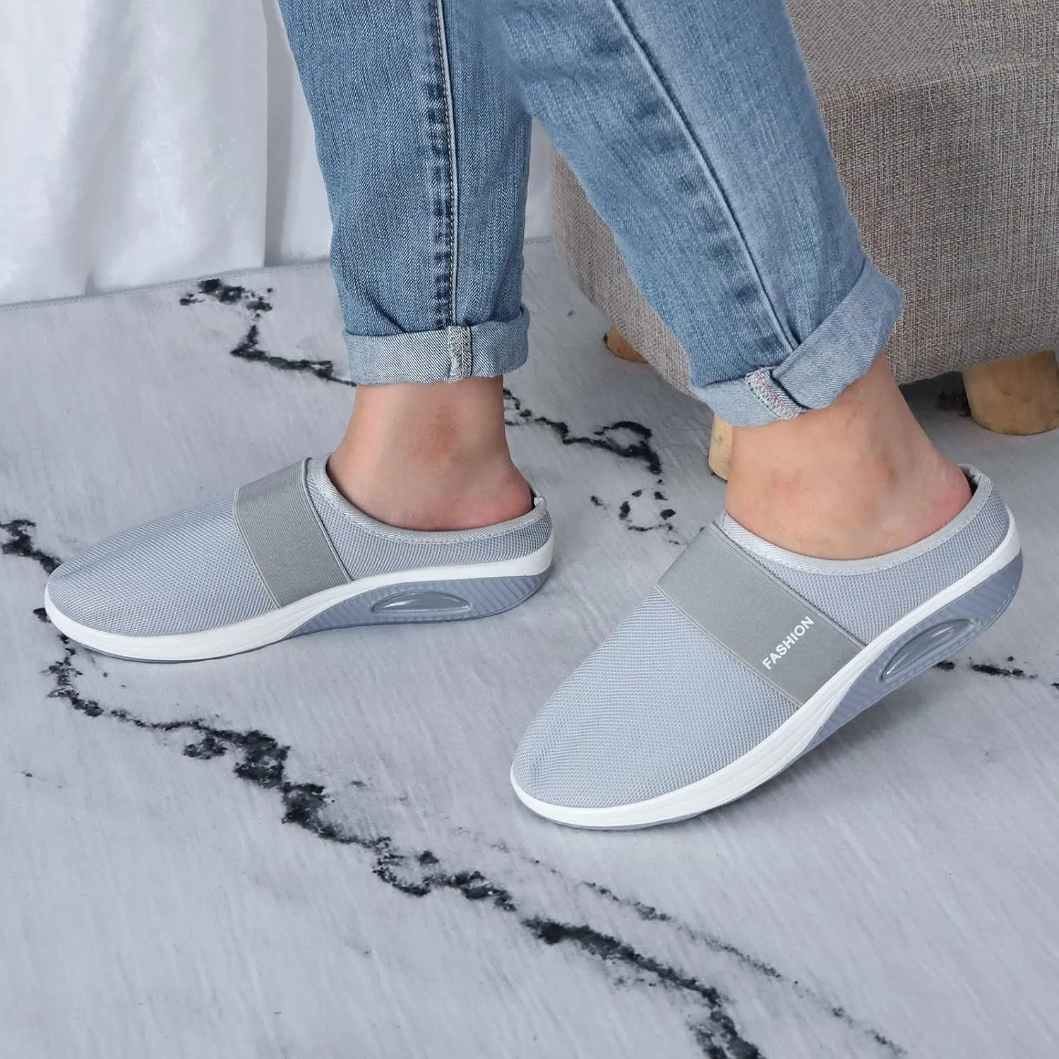 Mules for Women 2025 Backless Walking Sneakers Mens Tennis Shoes Comfortable Women Shoes Casual Waterproof Sneakers Waterproof Tennis Shoe Loafers Shoe